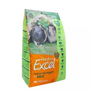 26年7月英国Burgess布格斯薄荷豚鼠粮幼年成年荷兰猪膨化饲料主粮
