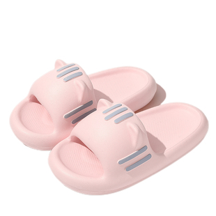 可爱拖鞋女夏季室内家居浴室洗澡防滑家用厚底踩屎感凉拖鞋女外穿