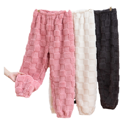 长裤女加厚加大码家居裤