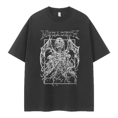 Megadeth乐队复古美式T恤