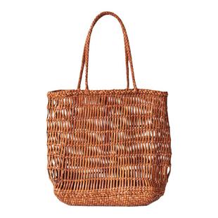 Dragon diffusion8819比利时牛皮编织包法式文艺镂空真皮单肩包女