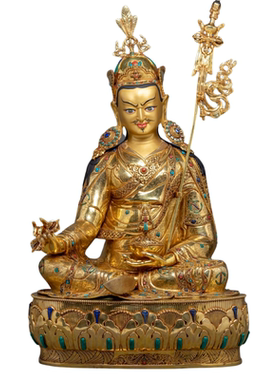 莲花生大士佛像尼泊尔进口释迦族