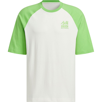 阿迪达斯男士针织短袖T恤