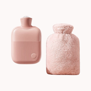 热水袋注水式加厚防爆毛绒布套暖水袋女暖被窝暖脚充电新款暖手