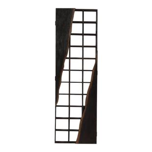 寂然 |侘寂风博古架实木茶杯架茶室多宝阁壁挂式墙上置物架格架子