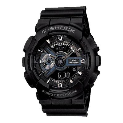 卡西欧手表男生黑武士学生GA110