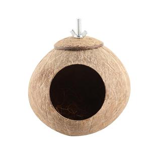 椰子壳鸟窝鹦鹉夏天窝鸟巢珍珠鸟窝文鸟窝户外鸟笼玩具配件睡觉窝