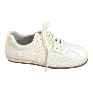 复古小白鞋女款2026新款夏季百搭软底阿甘德训鞋防滑休闲运动板鞋