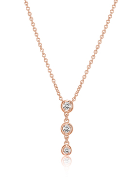 MonteLuna长款钻石吊坠项链