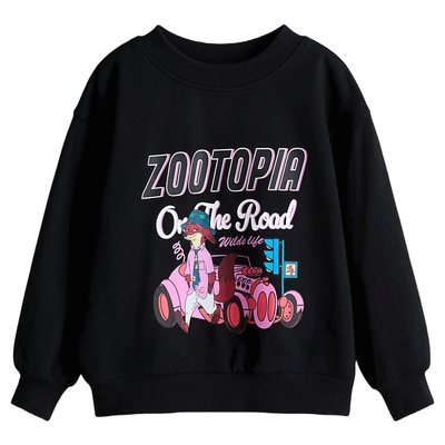 【疯狂动物城联名】HM童装儿童男童女童卫衣冬季印花套衫1318144