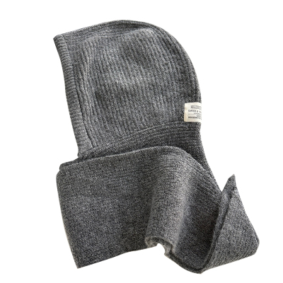 洋气小红帽冬季薄款帽子围巾一体