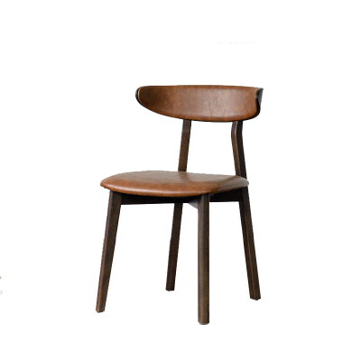 餐椅moogi橡木高性价比北欧皮质