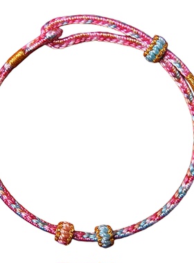 2026年属马红绳手链好运红色编织绳本命年马年红手绳男女幸运礼物