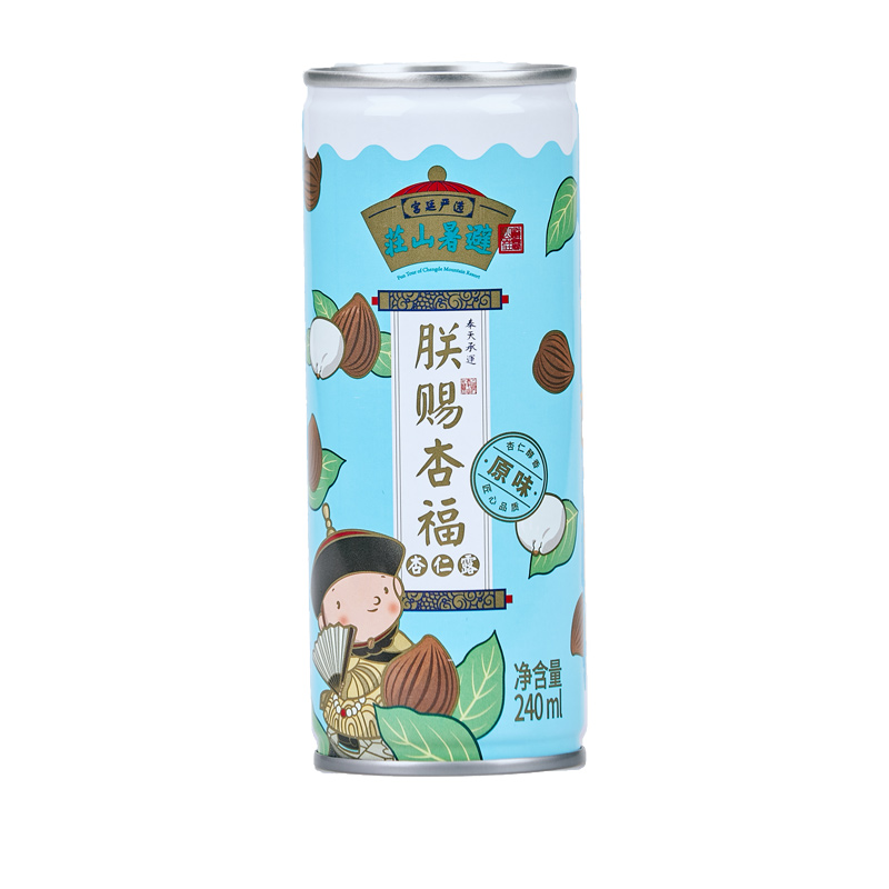 避暑山庄朕赐杏福杏仁露 240ml*10罐包装植物蛋白饮料礼盒