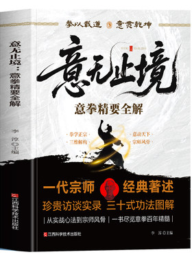 意无止境 意拳精要全解书正版 意无止境王芗斋站桩功拳学教程 大成拳站桩健身功法养生形意拳内家拳武学经典 中医健身书籍拳道中枢