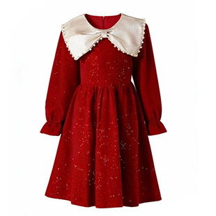 元旦儿童演出服中小学生诗歌朗诵演讲主持男女童秋冬礼服表演服装