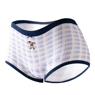 都市丽人平角内裤女士2026新款抗菌裆全包臀不夹屁股少女四角短裤