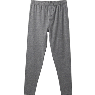 男秋裤修身大码薄棉保暖裤高弹力纯棉线裤中腰棉毛衬裤内穿打底裤