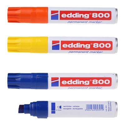 德国 Edding 威迪 800 马克笔 防水记号笔 手绘彩色笔Permanent Marker