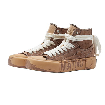 Matnut美拉德穿搭厚底增高帆布鞋