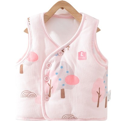 童泰婴儿马甲秋冬外穿背心坎肩