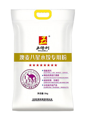 五得利澳麦八星水饺专用粉5kg
