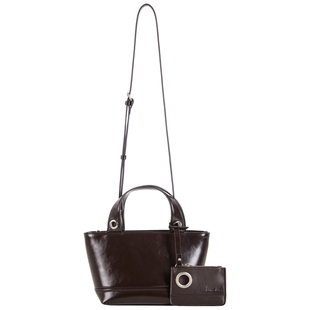 DirtySix 2025SS Hippo Bag 含卡套牛皮亮面手提单肩斜挎菜篮子包