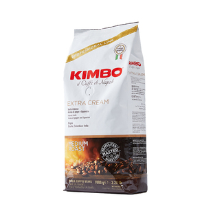 KIMBO意大利进口意式浓缩香浓黄标1kg黑咖啡豆espresso代磨手冲粉