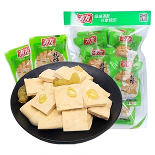 有友泡椒豆干268g即食独立小包豆腐干健康豆制品网红解馋追剧零食
