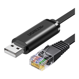 绿联usb转console调试线232typec交换机配置线笔记本电脑USB接口转rj45串口网口控制转换免驱动路由器