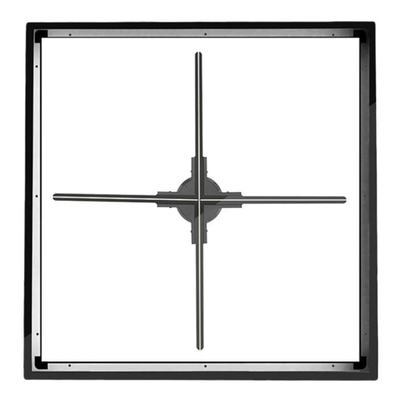 裸眼3d全息投影风扇屏立体显示屏LED灯旋转空中成像广告机展示柜
