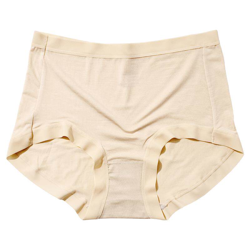 高腰内裤女士纯棉100%全棉裆无痕冰丝薄款大码收腹提臀2025新裤头