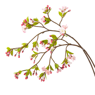 垂丝海棠仿真花客厅桌面高档逼真花束假花卉摆件造景摄影道具插花