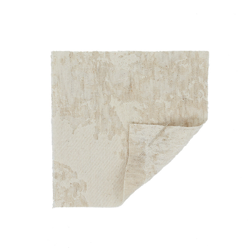 事儿 伤痕提花棉麻坯布—春秋季廓形外套 肌理设计师面料 /半米价