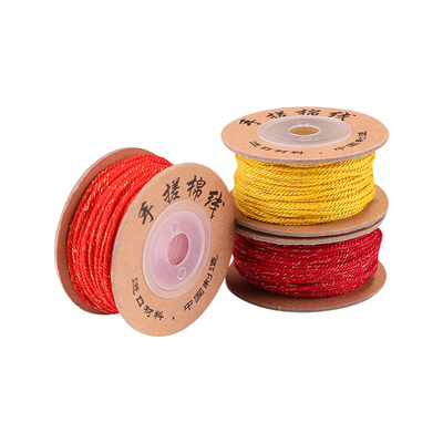 多买多送加金手搓棉线菩提手串绳