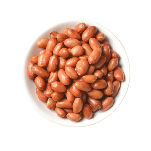 新油炸花生米红皮熟1斤盐焗花生咸香花生仁小包装零食炒货下酒菜