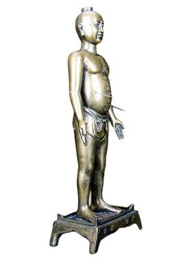 中医文化摆件门诊针灸铜人模型