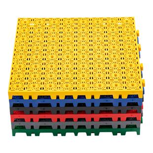 厚3公分雪花小孔卫生间防滑地垫加厚加强洗车房地格栅排水板隔垫