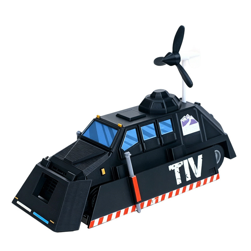 小丑3号风暴拦截车提图斯凤凰一号tiv2龙卷风拦截车3d打印玩具男
