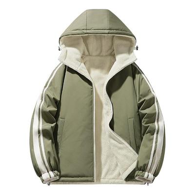 两面穿男款外套加绒加厚冬季外套