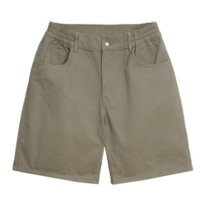 夏季纯棉牛仔男士宽松四分短裤