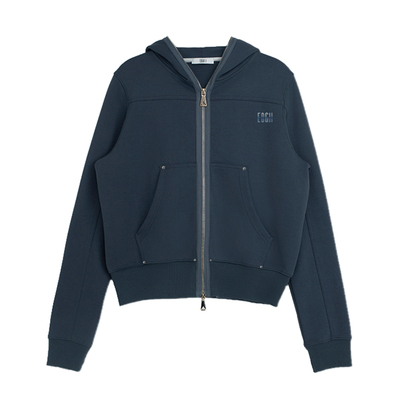 EDGII初春新款双开拉链连帽卫衣