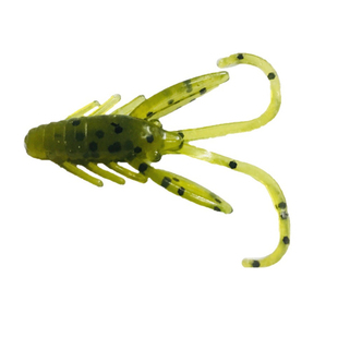 吉川微物小根钓软饵太阳鱼软虫黑头石九公小虾蟋蟀路亚饵4cm12条