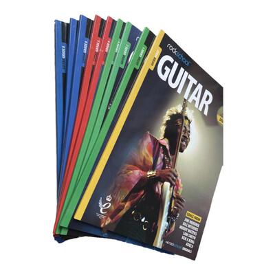 新版英皇电吉他rockschool教程 18-24 0-8级 9本套 教材教学