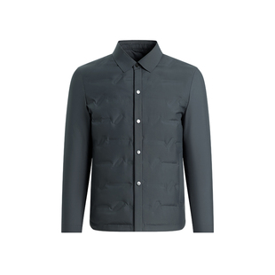 [保剑锋同款]杉杉轻薄羽绒服男士2025冬季新款翻领夹克外套爸爸男