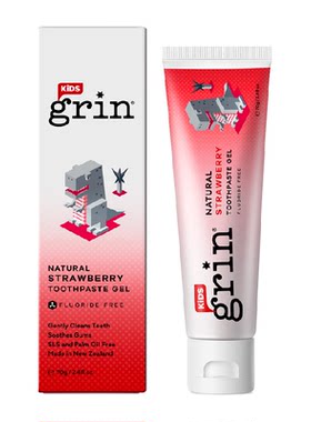 grin宝宝牙膏临床研究草莓味