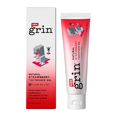 grin宝宝牙膏临床研究草莓味
