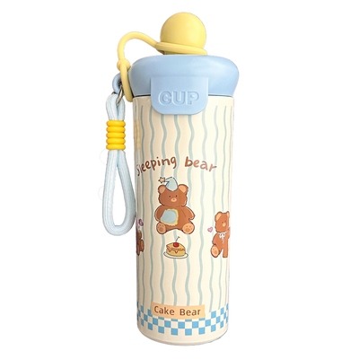 保温杯2025新款女生高颜值大容量吸管杯水杯学生儿童可爱便携杯子