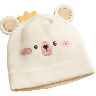 爱贝迪拉婴儿帽子新生儿幼儿童胎帽0-3月男女宝宝春夏秋冬款a类