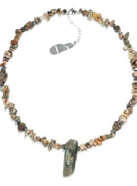 GetEmON原创高级感轻奢小众废土风情侣原石嘻哈男女美式锁骨项链